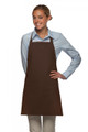 Brown-Three Pocket-Adjustable Neck- Bib Apron