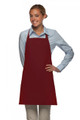 Maroon-Three Pocket-Adjustable Neck- Bib Apron