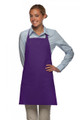 Purple-Three Pocket-Adjustable Neck- Bib Apron