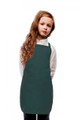Hunter Green-No Pocket- Kids Size Bib Apron
