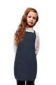 Navy Blue-No Pocket- Kids Size Bib Apron