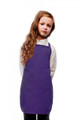 Purple-No Pocket- Kids Size Bib Apron