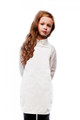 White-No Pocket- Kids Size Bib Apron