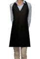 Black-Two Pocket- Adjustable V-Neck Style Bib Apron