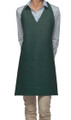 Hunter Green-Two Pocket - Adjustable V-Neck Style Bib Apron