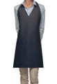 Navy Blue-Two Pocket - Adjustable V-Neck Style Bib Apron