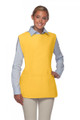Yellow Two Pocket Cobbler-Smock Apron-Available in Size S, Reg, XL and XXL