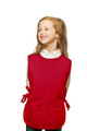 Red-Two Pocket- Kids Size Cobbler Apron