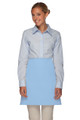 Light Blue No Pocket Half Bistro Waist Apron