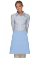 Light Blue- Two Patch Pocket- Half Bistro Apron