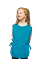 Turquoise-Two Pocket- Kids Size Cobbler Apron