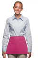Hot Pink Three  Pocket Waist Aprons