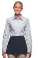 Navy Blue Three  Pocket Waist Aprons