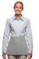 Silver Three  Pocket Waist Aprons