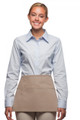 Khaki Three  Pocket Waist Aprons