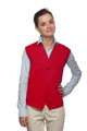 Red One Pocket Unisex Uniform Vest 