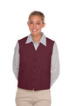 Maroon Two Pocket Unisex Uniform Vest Available in Sizes Small to 5XL -  Item # 350-742
