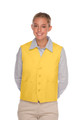 Yellow Two Pocket Unisex Uniform Vest Available in Sizes Small to 5XL -  Item # 350-742