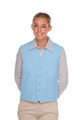 Light Blue Two Pocket Unisex Uniform Vest Available in Sizes Small to 5XL -  Item # 350-742