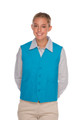 Turquoise Two Pocket Unisex Uniform Vest Available in Sizes Small to 5XL -  Item # 350-742