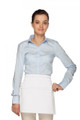 White Two Pocket Squared Waist Apron