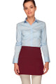 Maroon Three Pocket Rounded Waist Apron