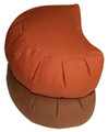 Clay and Cinnamon Buckwheat Crescent Zafu