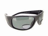 Polarized Bifocal Sunglasses Black Frame Gray Lenses