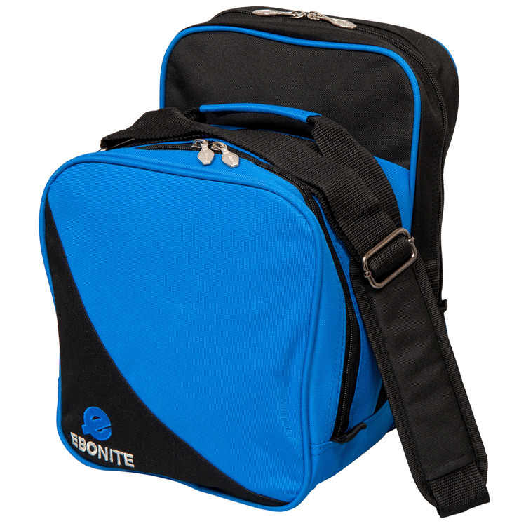 Ebonite Compact 1 Ball Single Tote Bowling Bag Blue