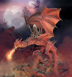 Andrea Miniatures - Beelphegor, Fire Wings