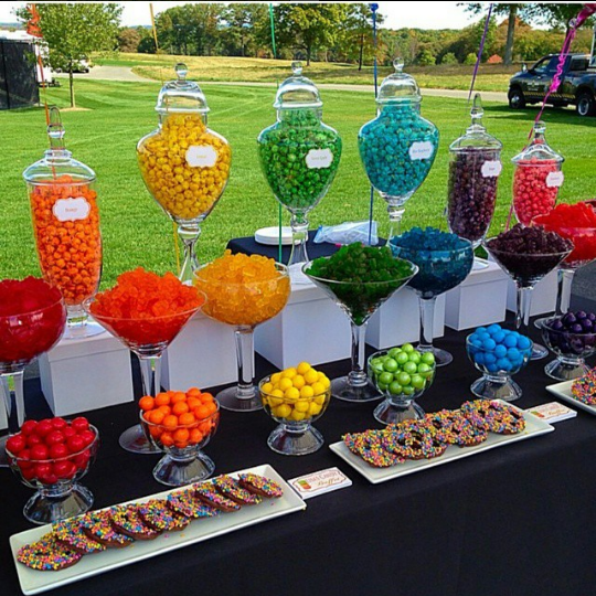 Image result for RAINBOW CANDY BUFFETS
