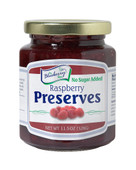 No Sugar Added Red Raspberry Preserves 11.5oz.