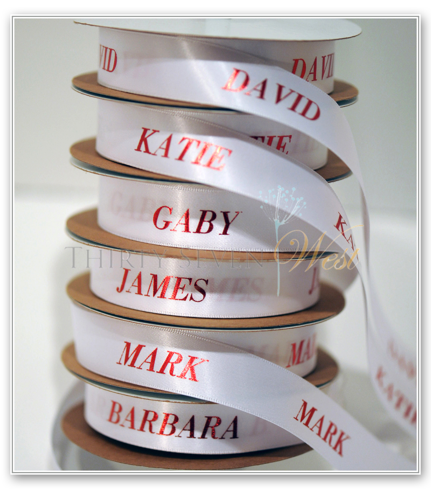 Ribbon, Personalized Ribbon, Wholesale Ribbon, Satin Ribbon, Favor Ribbon