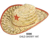 COWBOY  HAT - CHILD STRAW
