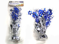 Star Silver & Blue Table Centerpiece