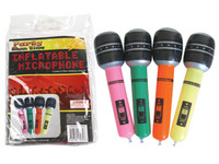 40cm Inflatable Microphone Green