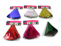 Birthday Party Hats Pk6 Green