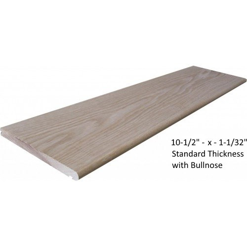10-1/2" stair tread from Lighted Landings. 133 Chesterfield Industrial Blvd, Chesterfield, MO 63005