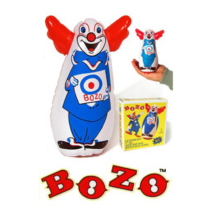 Desktop Bozo 3 D Finger Bop Bag