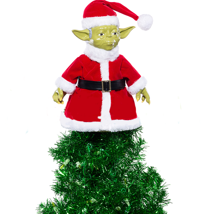Star Wars Santa Yoda Tree Topper RetroFestive.ca