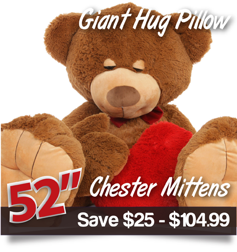 giant teddy bear pillow