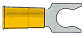 Locking Spade Terminal 12-10 Ga. x 1/4" stud