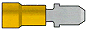 Male 12-10 Ga. .250 tab width 