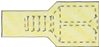 Female Push On Connector 12-10 Ga. .250 tab width Fully Insulated