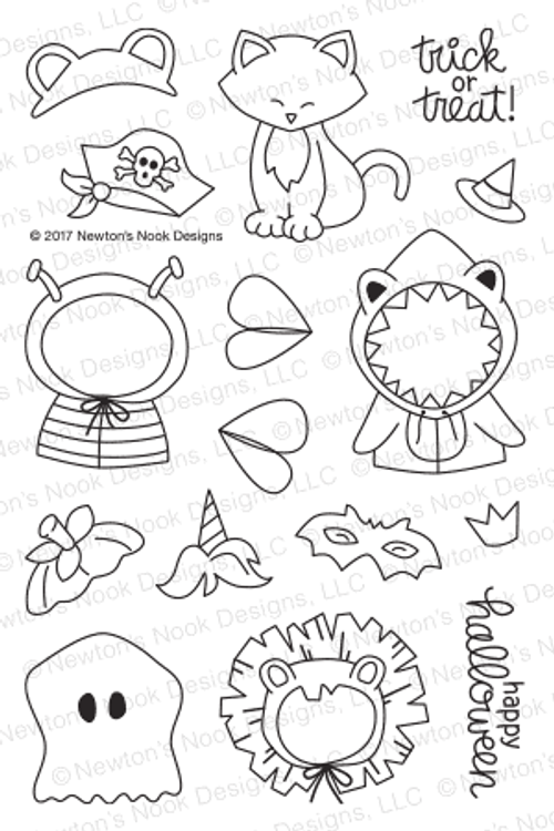 Newton's Costume Party Stamp Set by Newton's Nook Designs