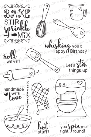 Made from Scratch | 4x6 Photopolymer Stamp Set | Newton's Nook Designs