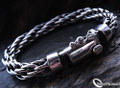 925 Sterling Silver Funky Loop Bracelet - 9"