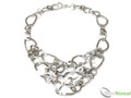 925 Sterling Silver Layered Triangle Necklace