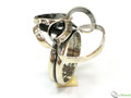 925 Sterling Silver Abstract Flower Ring