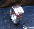 925 Sterling Silver Polished Wrap Around Ring